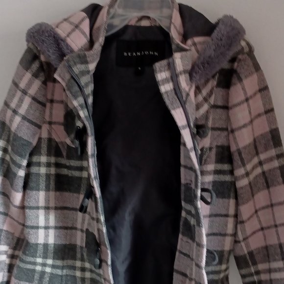 Sean John girl pink and grey coat size small (7-8) - Picture 3 of 4